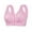 Z1-Pink, variant on Women's Bra Front Buttoned Bra Mom'S Sports Underwear Women'S Plus Size Vest Without Underwire,Purple Women's Bra XXXL