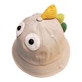 thumbnail image 1 of Sombrero de sol ajustable plegable Zulema para niñas Beige Gorra de sombrero de dibujos animados, 1 of 7