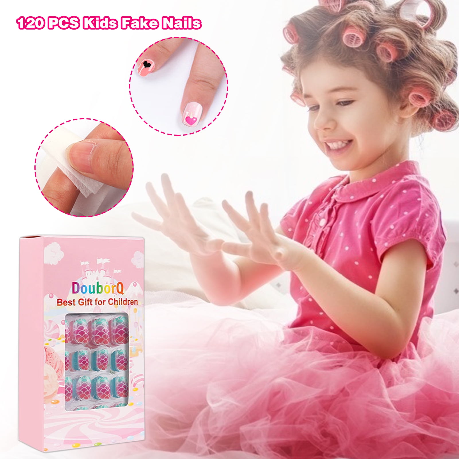 Impress Press-on Manicure Mini Press-on Nails For Kids - Super Duper - 21ct  : Target