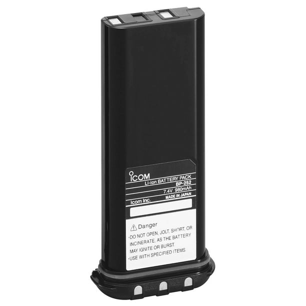 Batería ICOM BP252 de iones de litio para radio bidireccional ICMM3401