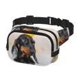 thumbnail image 2 of Disketp Dachshund Sitting in Bathtub Riñonera de Doble Capa, Bolsa de Cintura Ajustable para Viajes, Correr y Senderismo, Riñonera Ligera para Hombre y Mujer, 2 of 9