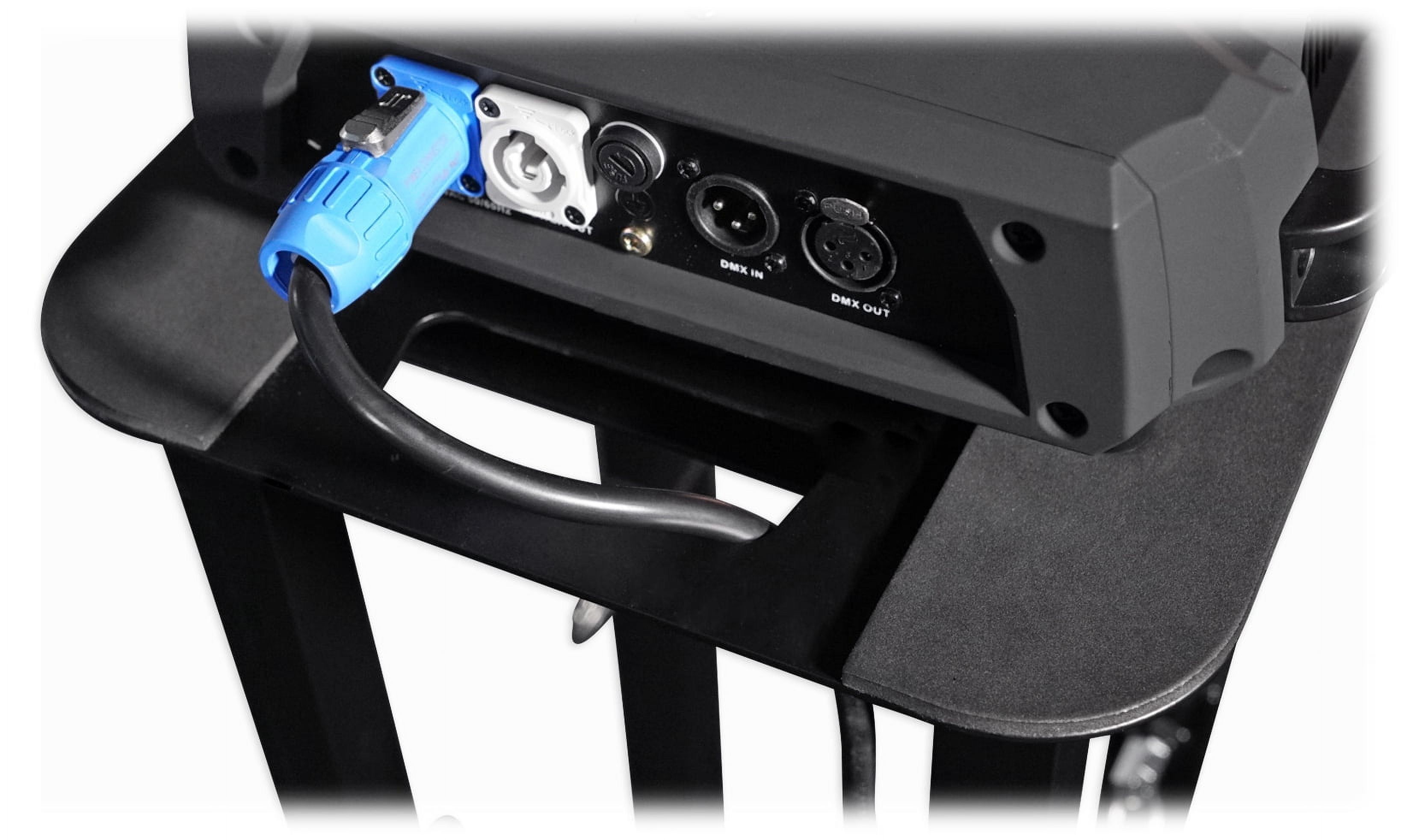 Rockville Rock Beam DC DJ Club Stage Moving Head Light+8 ft Black Totem Stand