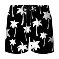 thumbnail image 1 of Simple Beach Coconut Tree 3D Printed Short Pants Mens Summer Board Shorts Swimsuit Male Swimming Trunks Quick-dry Custom Shorts, 1 of 5