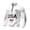 White, variant on IWRICH Men's Quarter Zip USA Flag Waffle Sweatshirts 250th Anniversary 1776-2026 Pullover Tops Collar Casual Plus Size Tees White XL