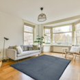thumbnail image 1 of Faux Fur Rug Plush Rug Washable Area Rugs for Bedroom Fluffy Rabbit Fur Rug for Living Room Teen Room Home Decor Rectangle Rug (Dark Grey, 2x3), HB6805, 1 of 6