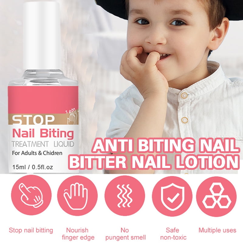 15ML Stop Nail Biting Treatment Liquid Stop Bitter Liquid Cuticle Care  Supplies for Children Adults New - Walmart.com