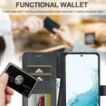 thumbnail image 2 of Feishell Flip Wallet Phone Case for Samsung Galaxy S25 Edge,Premium PU Leather Magnetic Clasp Folio Cover with ID Credit Card Slots & Kickstand Shockproof Anti-Scratch Protective Case, Black, 2 of 7