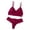 Wine, variant on Lingerie Set for Women Sexy Lace Bra and Panty Sets 2 Piece Lace Bralette Set