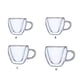 thumbnail image 4 of Advancent Taza de agua de viaje corazón amor en forma de alta temperatura tazas de jugo de fruta té de borosilicato regalo bebida café suministro de Utensilios de cocina En forma de corazón 250ml Advancent HA062086-03B, 4 of 6