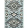 thumbnail image 2 of Addison Rugs Mayfield Premium Machine Washable Transitional Tribal Teal Rectangle Rug, 10' x 14', 2 of 7