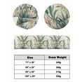 thumbnail image 6 of Xipuska Green Tropical Leaves Bed Runners for Cal King Size Bed, Decorative Bed Throws for Foot of Bed, Summer Botanical Beige Bed Runner Sofa Throw Bedding Scarf Protector Slipcover/Hotel, 6 of 6