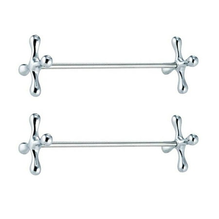 

NUOLUX 2pcs Plum Blossom Shaped Chopsticks Rack Holder Creative Chopstick Rest Pen Holder Chopstick Stand for Home Hotel (Silver)