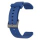 thumbnail image 1 of Sywqhk Correa de reloj de silicona de 18 mm Pulsera de reloj inteligente para Xiaomi (azul oscuro), 1 of 8