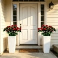 thumbnail image 5 of Outdoor Artificial Azalea Flowers UV Resistant Greenery Faux Shrub for Porch Garden Wedding Party Hanging Planter Indoor Home Decor, 5 of 6