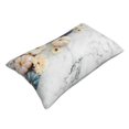 thumbnail image 3 of Vsdgher Pumpkin And White Marble Print Pillow Cases -Iconic Collection Pillowcases -Extra Soft, Not easy to deform,not pilling Export quality, 3 of 8