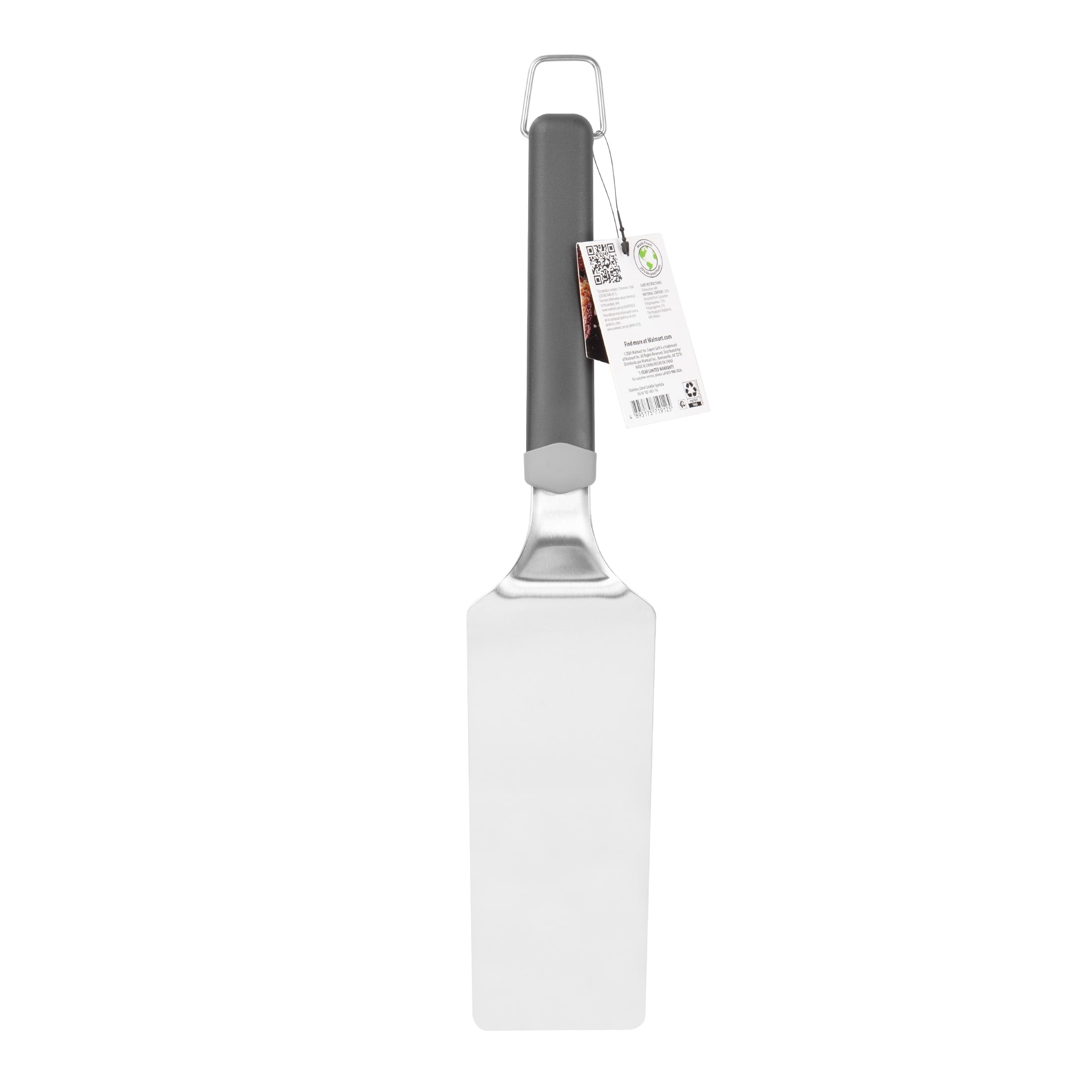 Expert Grill Stainless Steel Griddle Spatula with Comfortable Handle, 17.7 in