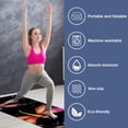 thumbnail image 2 of Fireflies Yoga Towel with Storage Bag, 72.8"x26.8", Suitable for Yoga, Pilates, Fitness, etc., 2 of 6