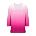 thumbnail image 6 of LiMoi Womens Fall Fashion 2025 Tops Womens Shirts Trendy 3/4 Sleeve T Shirts for Women Women's Blouses Items Ordered by Me Gifts, 6 of 6