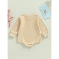 thumbnail image 3 of Jxzom Newborn Infant Baby Boy Girl My First Easter Outfit 6 12 18 24M Bunny Letter Romper Long Sleeve Crewneck Sweatshirt Bodysuit, 3 of 7