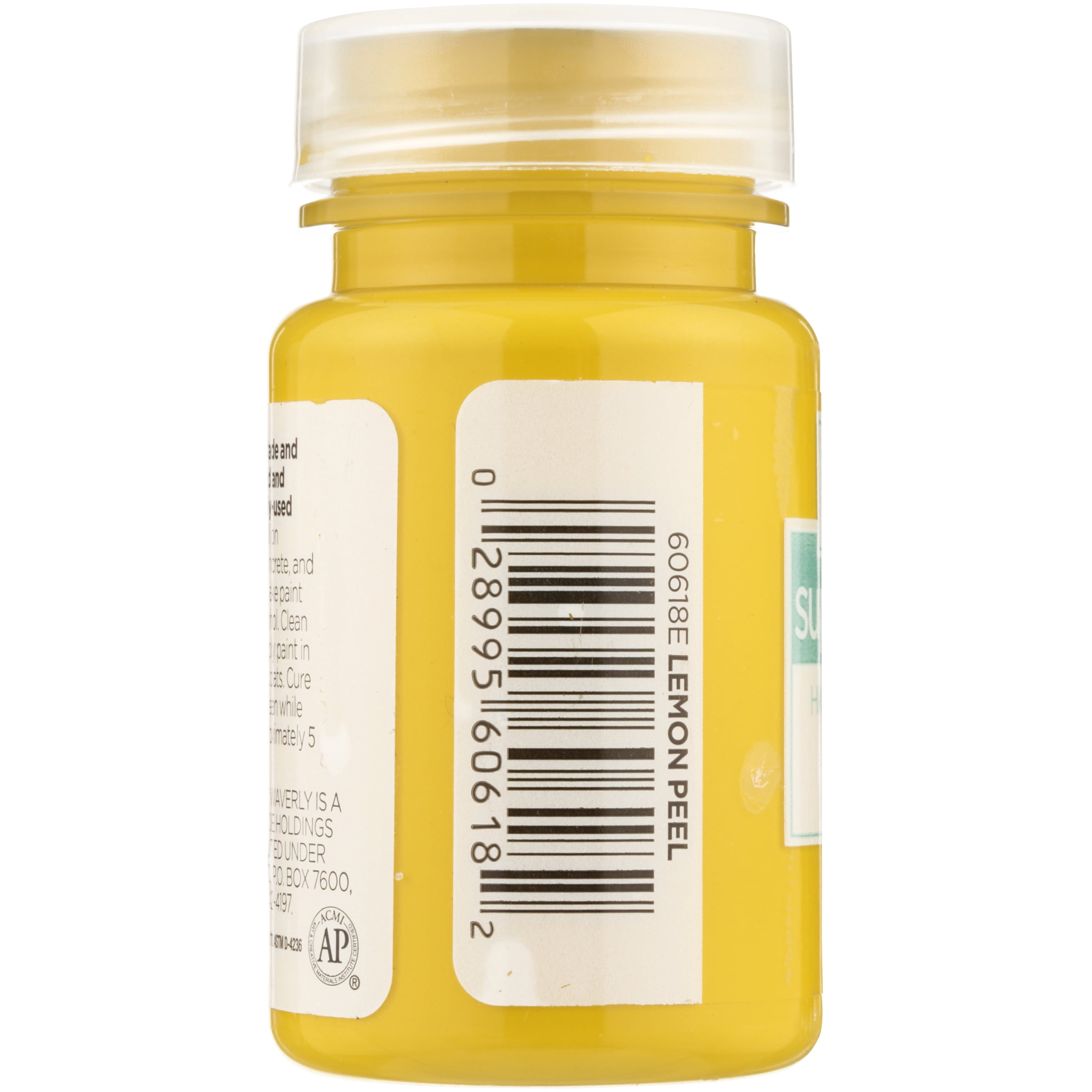 Waverly Inspirations Super Premium Semi-Gloss Acrylic Paint, Lemon Peel, 2 fl oz
