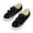 Black, variant on ZHOGXU Toddler Boy And Girl Slip On Sneakers Comfortable Fashion Soft Sole Low Top Casual Canvas Sneaker,Black,3-3.5 Years