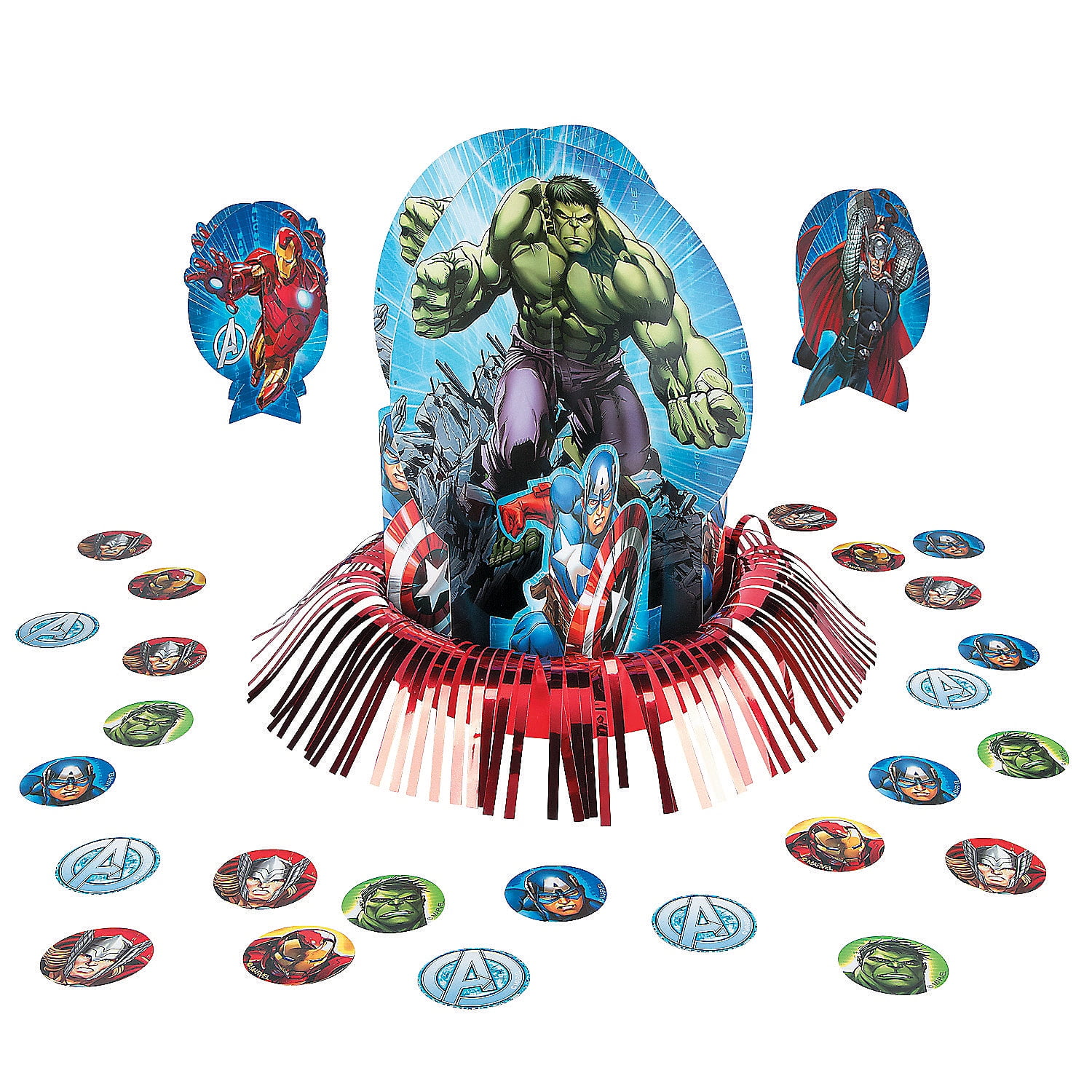 Avengers Marvel Table Decor Kit (23Pc) Party Supplies 23 Pieces
