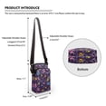 thumbnail image 6 of HELLHERO Footprint Adjustable Shoulder Strap Women Shoulder Bag Double Layer for Daily Commute or Casual Outings, 6 of 7