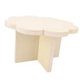 thumbnail image 1 of Shaped Flower Shaped Picnic Table Solid Wood Sturdy Structure Cute Look Foldable Portable Tent Table Craft Table for Outdoor Camping, 1 of 7