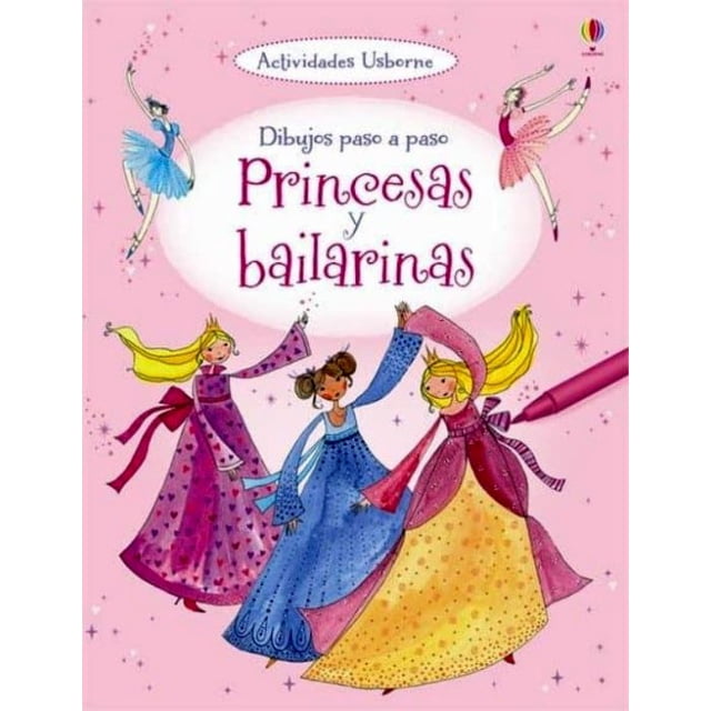 Dibujos paso a paso. princesas y bailarinas
