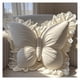 thumbnail image 2 of Elegante almohada en forma de mariposa con ribete de encaje, funda de cojín decorativa for dormitorio, 2 of 2