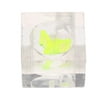Water Cooling Acrylic G1/4 Threaded Flow Indicator - Green, 40x40x30mm