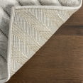 thumbnail image 3 of nuLOOM Amal High-Low Geometric Indoor/ Outdoor Area Rug, 9' x 12', Amal Cream, 3 of 9