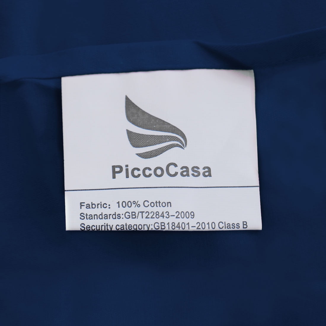 Unique Bargains Body Pillow Covers 300 Thread Count Cotton Pillowcases Set of 2 Royal Blue 20" x 48"