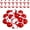 1.25in, variant on OROOTL Fishing Float Bobbers for Fishing Assortment,Push Button Snap-on Fishing Floats Bobbers Hard ABS Red/White Round Buoy Fishing Tackle Accessories