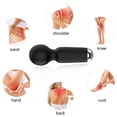 thumbnail image 3 of Artrylin Powerful Wand Massager with 20 Vibration Modes, Wireless Handheld Waterproof Quiet Rechargeable Portable Personal Full Body Massager Relieve Muscle Stress Relaxing Body Black, 3 of 9