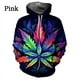 thumbnail image 3 of Sudadera con capucha con estampado 3D personalizado y colorido de hojas, moda urbana, informal, genial, para hombres y mujeres, ropa, tops, 3 of 5