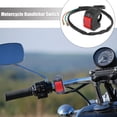 thumbnail image 2 of Unique Bargains Black 7/8' 22mm Motorcycle Handlebar Toggle Switch Headlight Switch with On Off Push Button, 2 of 7