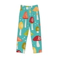 thumbnail image 4 of Balery Men'S Mushrooms Pants,Sleepwear Pants,Pajama Pants,Pj Bottoms Drawstring And Pockets-Xx-Large, 4 of 9