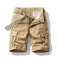 thumbnail image 2 of LYMAYTER 29-40 Men Cargo Shorts Summer Relaxed Casual Outdoor Comfort for Shorts with Multi-Pocket 29-40, 2 of 10