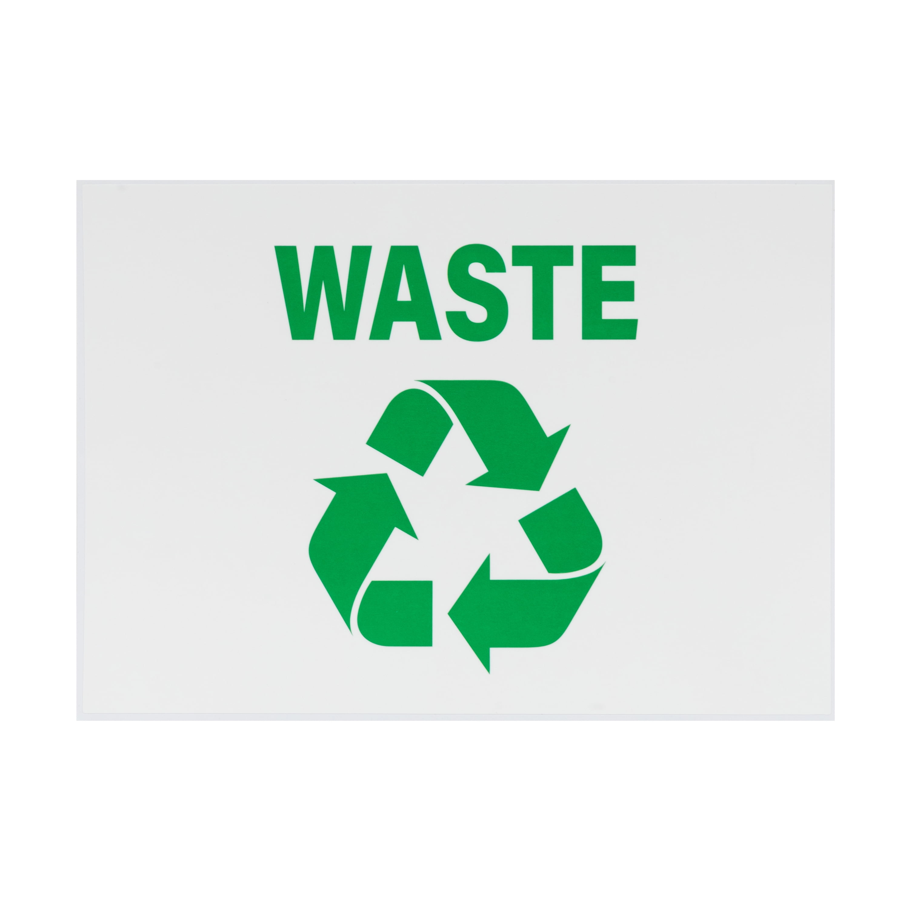 (2 pack) Pen+Gear 7x5 inch Recycle Labels in White - Pack of 6, Paper Made, Perfect for Home & Office Recycling Programs