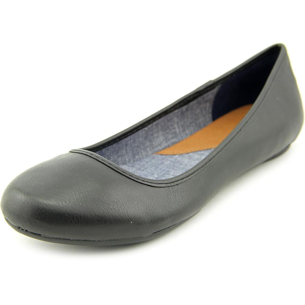 walmart flat black shoes