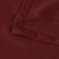 thumbnail image 5 of BNM Classic Cotton Textured Chevron Woven Blanket, Throw, Burgundy, 5 of 8