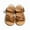 Brown, variant on Girls Shoes Girls Sandals Girls Sandals For Toddlers Soft Sole Glitter PU With Flower Weaving Design Casual Summer Shoes For Baby To Ages 1 5Years