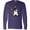 Purple, variant on Inktastic Tri Color Corgi Long Sleeve T-Shirt