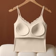 thumbnail image 6 of Rose Gold Womens Tank Tops with Built in Bras Nylon,Spandex for Women Padded Long Tank Fitted Basic Cami Tops Basic Tank Tops for Women M, 6 of 6
