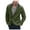 Army Green Jacket for Men, variant on IYTR Men's Fashion Knit Coat Solid Color Long Sleeve Jacket Button-up Lapel Coat Comfy Cardigan Coat with Pocket Black XXL