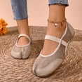 thumbnail image 6 of Womens Shoes Flats Sneakers Casual Slip On Fashion Solid Color Summer Flats Shoes Soft Breathable Comfortable Lightweight for Walking, 6 of 7