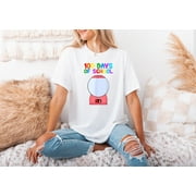 Vinyta Gumball Machine 100 Days of School Unisex T-Shirt/Sweatshirt/Hoodie - Fun Teacher Celebration Gift