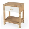 thumbnail image 3 of Home Square 3-Piece Wood Set with 2 Nightstands & 1 Chest in Natural, 3 of 18