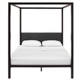 thumbnail image 5 of Modern Contemporary Urban Design Bedroom Queen Size Platform Bed Frame, Metal Steel, Brown, 5 of 5